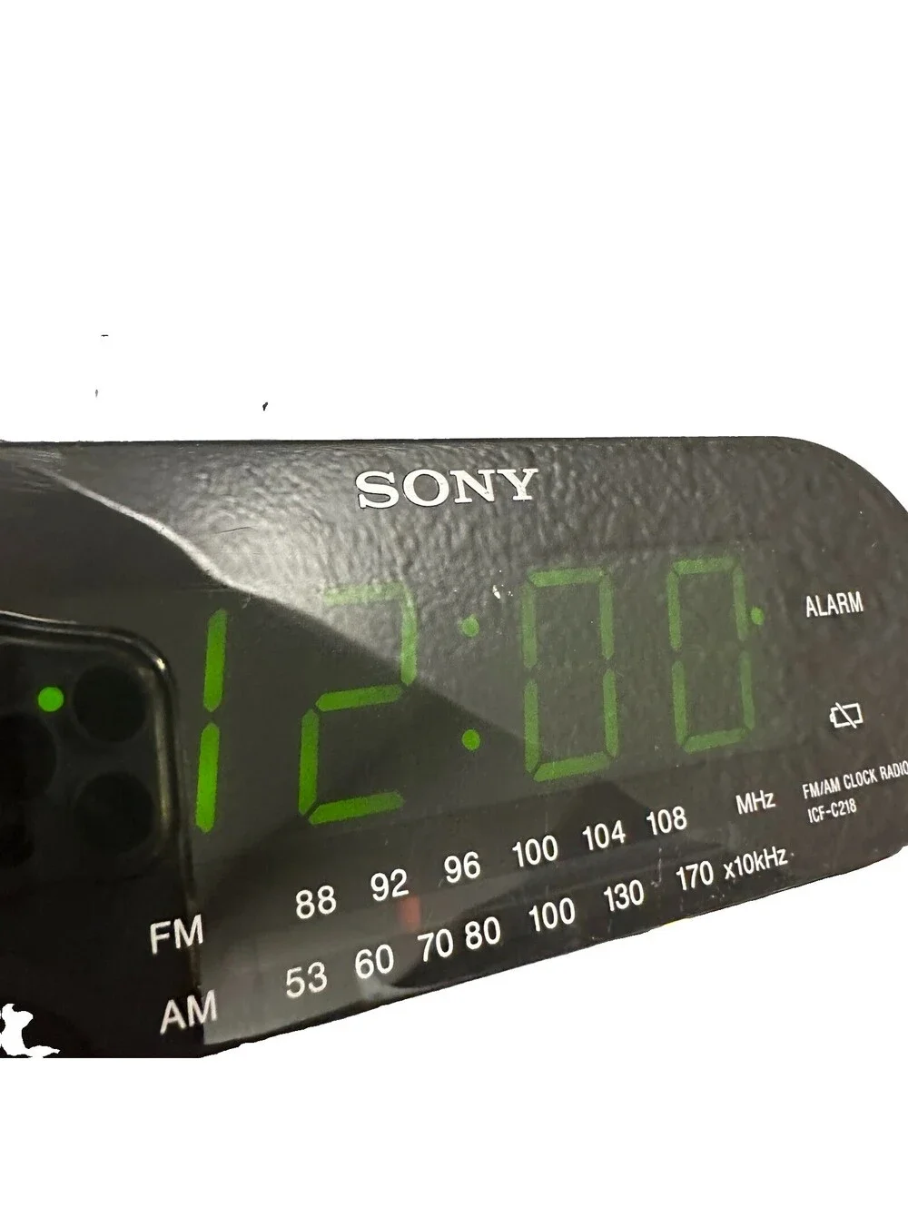 Sony Dream Machine Model ICF-C218 AM/FM Dual Alarm Clock Radio Tested & Works
